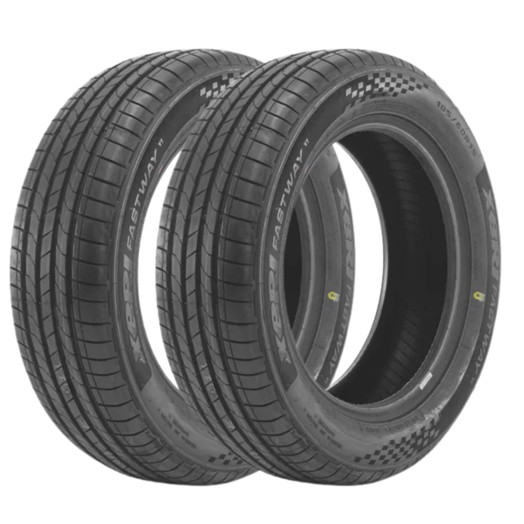 Kit 2 Pneus 185/60 R15 XBRI Fastway Y1 84H Aro 15 Novos