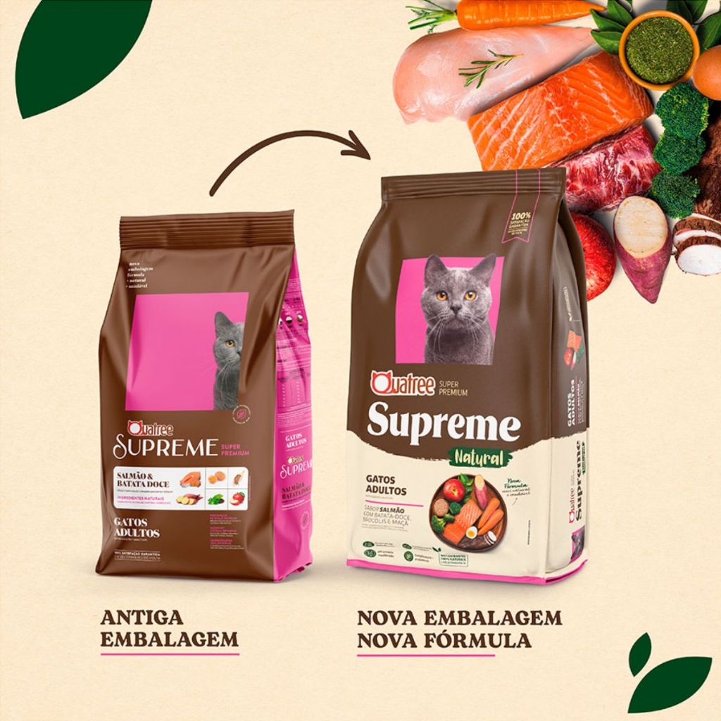Ração Quatree Supreme Gatos Adultos 10kg · foto 2