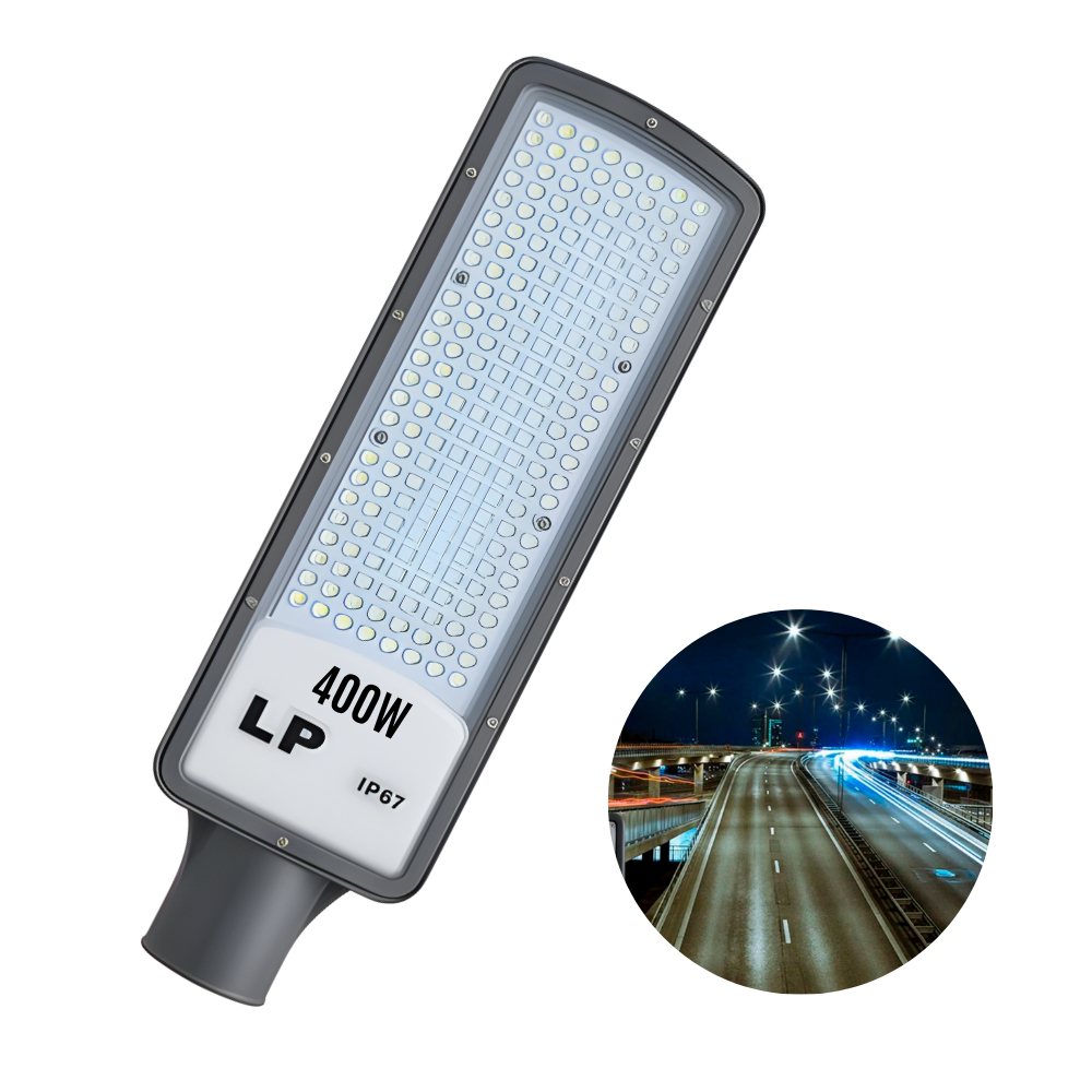 Iluminação Pública Luminaria Led Smd Rua Publica Poste 400W Prova Dagua IP66 Holofote Praças