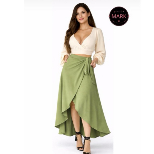 SAIA ENVELOPE  transpassada EM TECIDO viscolinho MODELA CORPO em Oferta na Shopee