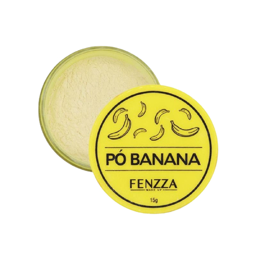 Pó Facial Banana 15g - Fenzza Rosto MAKE Maquiagem Finalizador