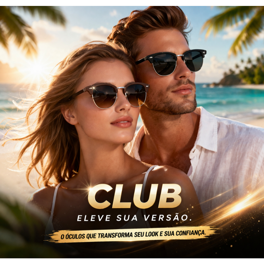 Oculos de Sol Feminino Masculino Inspire ClubMaster Óculos Vintage Unissex