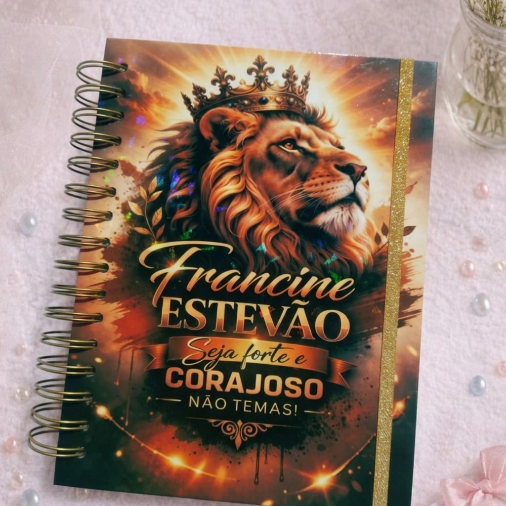 Planner Devocional 2026 Personalizado A5 | Leitura Bíblica | Capa Dura com Nome