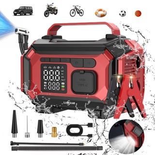 5 em 1 Auxiliador de Partida Compressor de Ar PowerBank LED 29800mAh 3500Pa 6 Funções para Carro em Oferta na Shopee