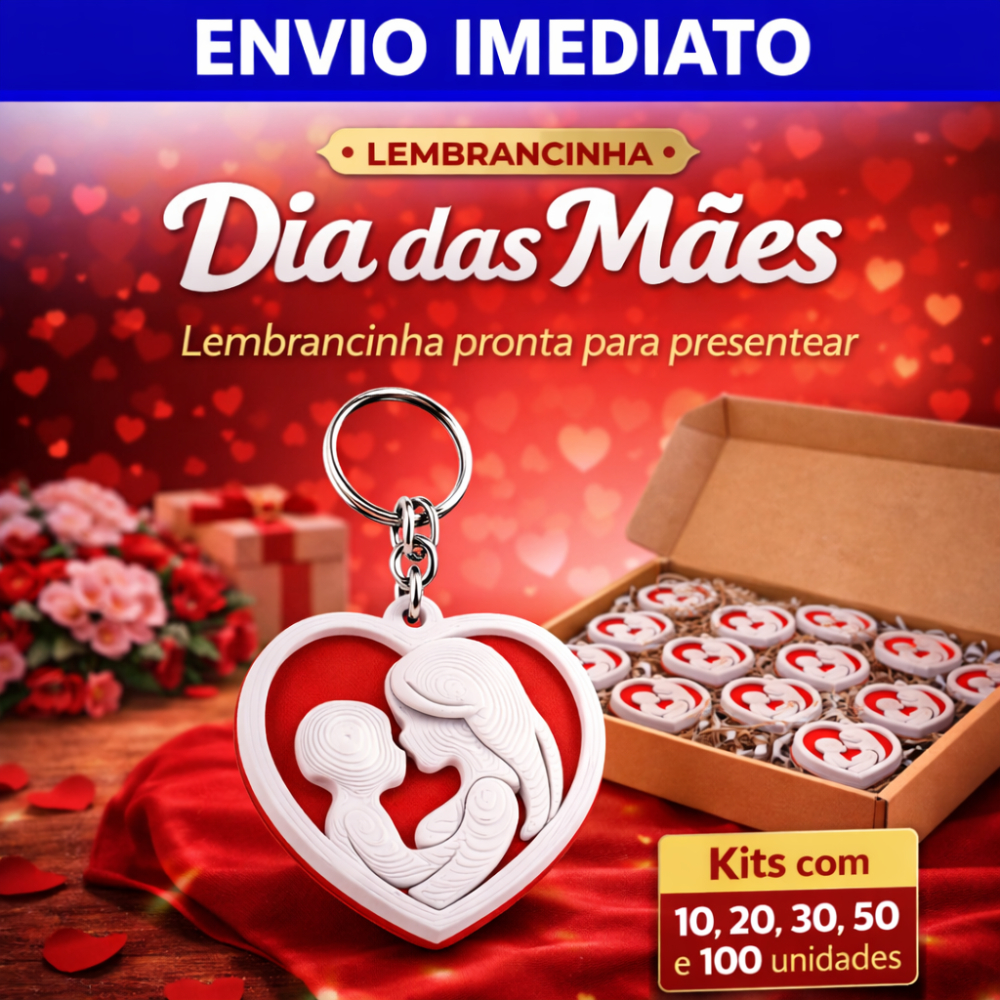 Kit Chaveiro Mãe Feminino Dia das Mães Lembrança Presente para  Festa Escola Atacado Empresa Mimo em Oferta na Shopee