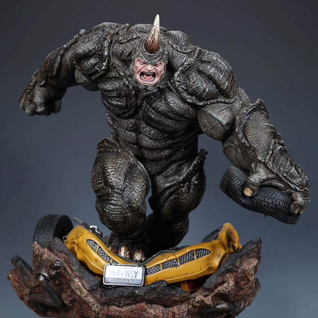 Rhino Marvel Action Figure Exclusivo Miniatura Estátua Colecionável Artesanal Boneco Escultura