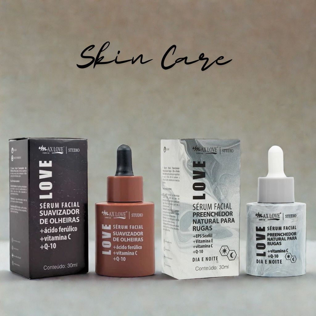Sérum Facial Max Love Preenchedor Suavizador Linhas de Expressão