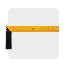 Esquadro Régua Carpinteiro Pedreiro Blocos Tijolos Metálico Aço De 25 á 35cm Profissional