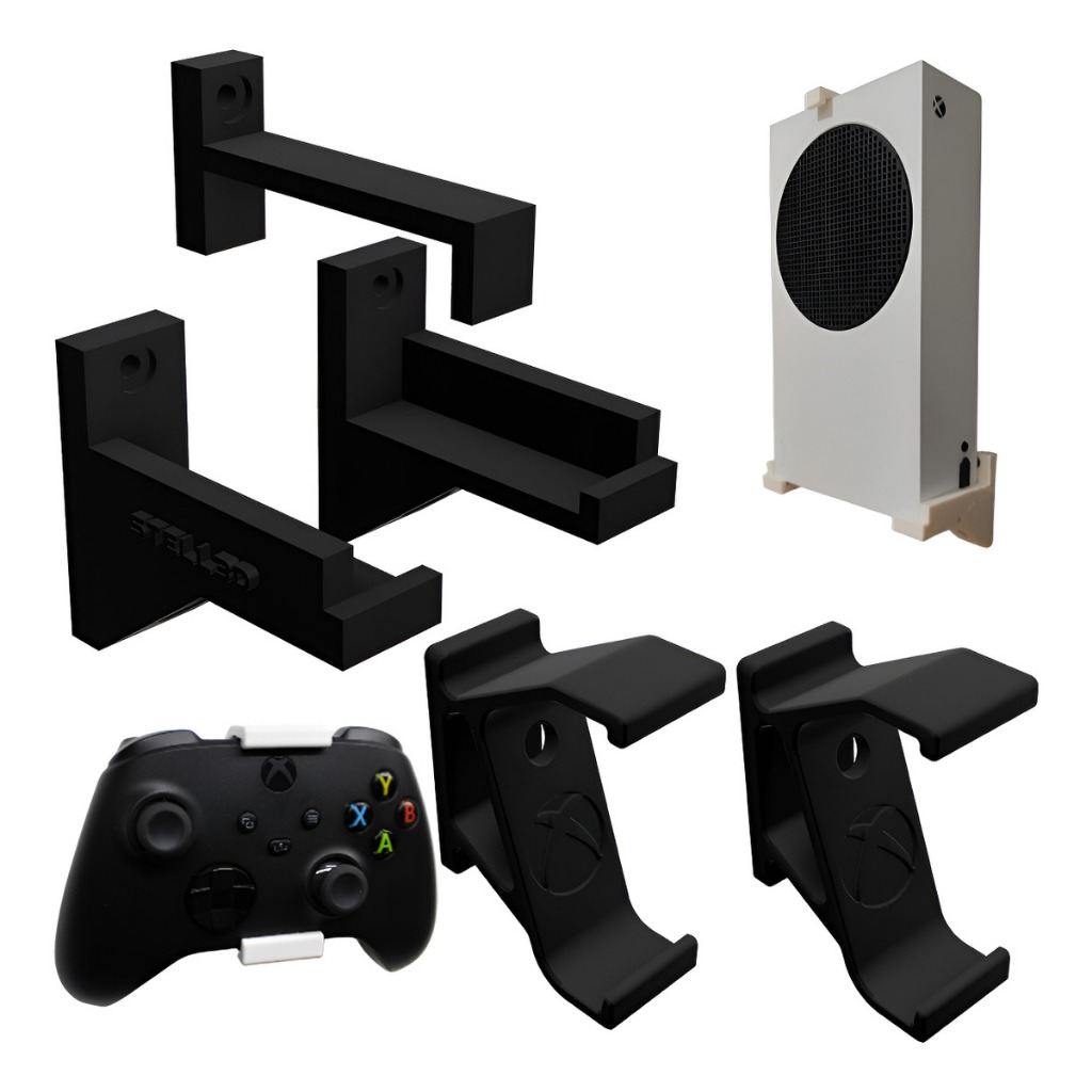 Kit Suporte Xbox Parede Console + 2 Suportes de  Controle Organização Gamer Fácil Instalação  Resistente e Completo em Oferta na Shopee