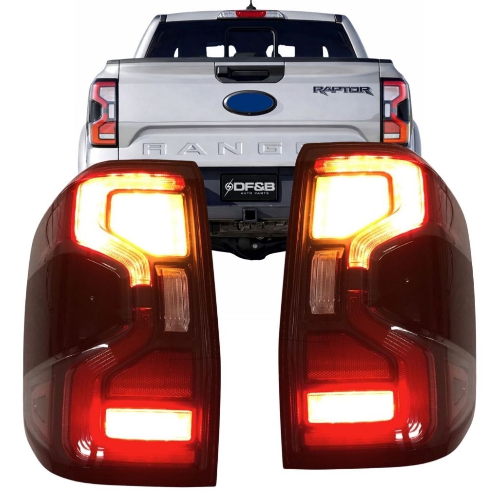 Par Lanterna Full Led Traseira Nova Ranger Raptor 2022 23 24 25 26