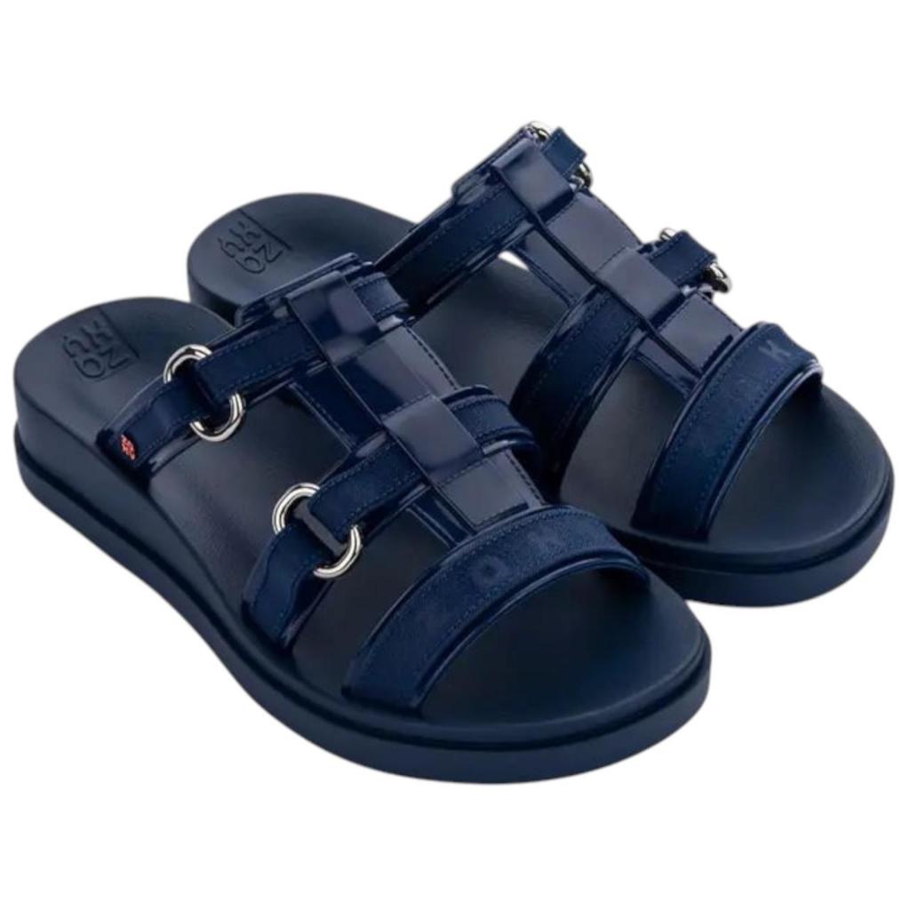 Papete Slide Zaxy Objetiva Original com NF 18609 Brilho Strass Feminino Promoção Lançamento Moda