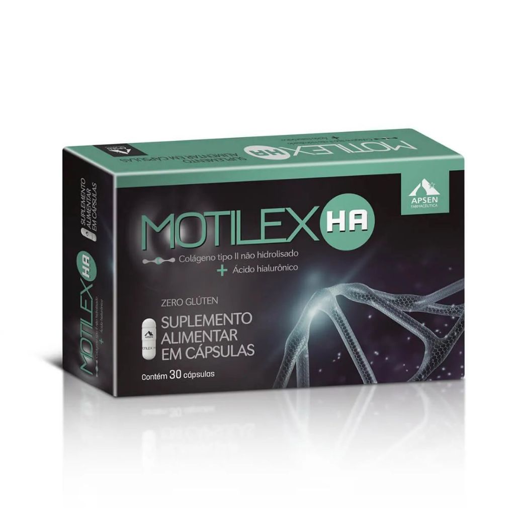 Motilex HA – Colágeno Tipo II + Ácido Hialurônico C/ 30 Caps