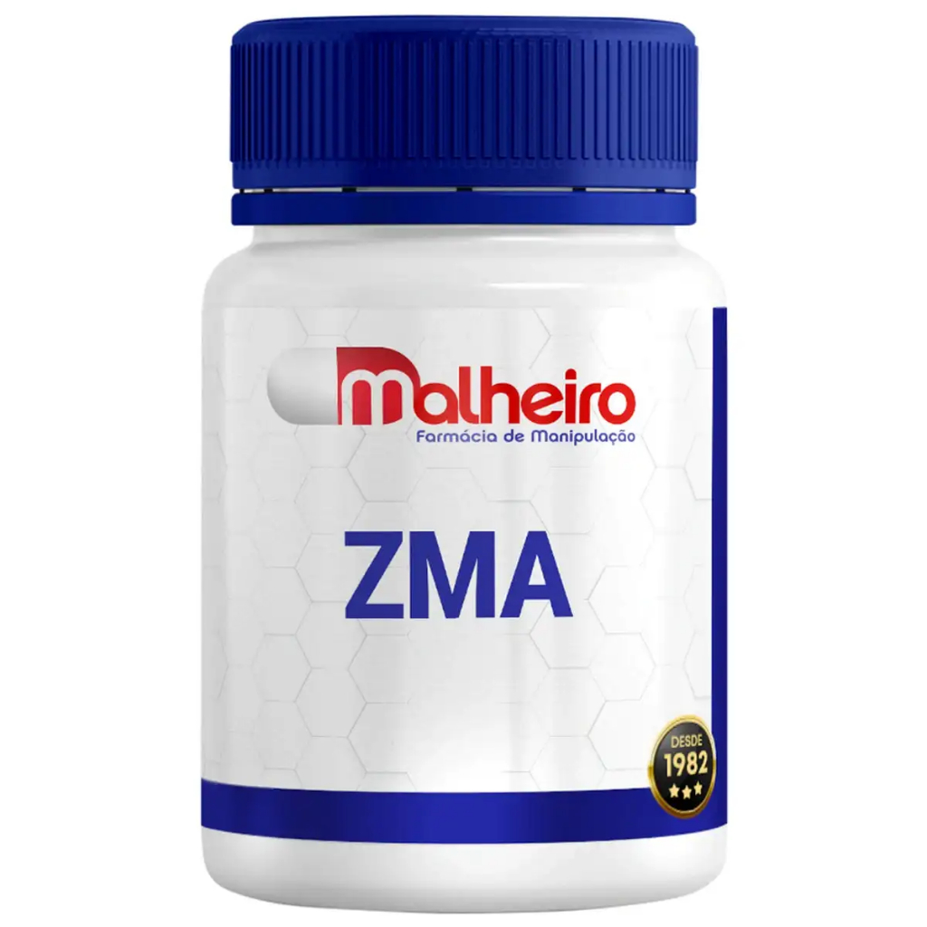 Zma (magnesio Quelato 125 Mg + Zinco 7 Mg + Vitamina B6 1.3 Mg) Capsulas