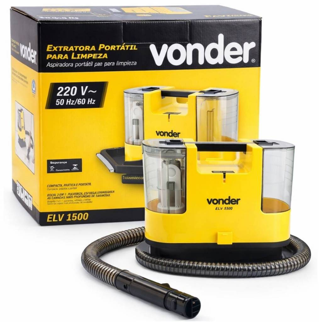 Extratora Portátil Para limpeza ELV 1500- Vonder