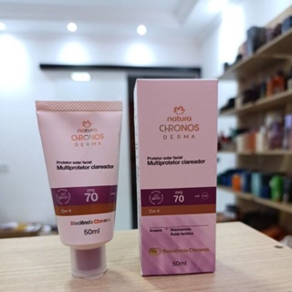 Protetor clareador Chronos 70FPS Claro Médio C2 / Medio escuro C4 tonalizante em Oferta na Shopee