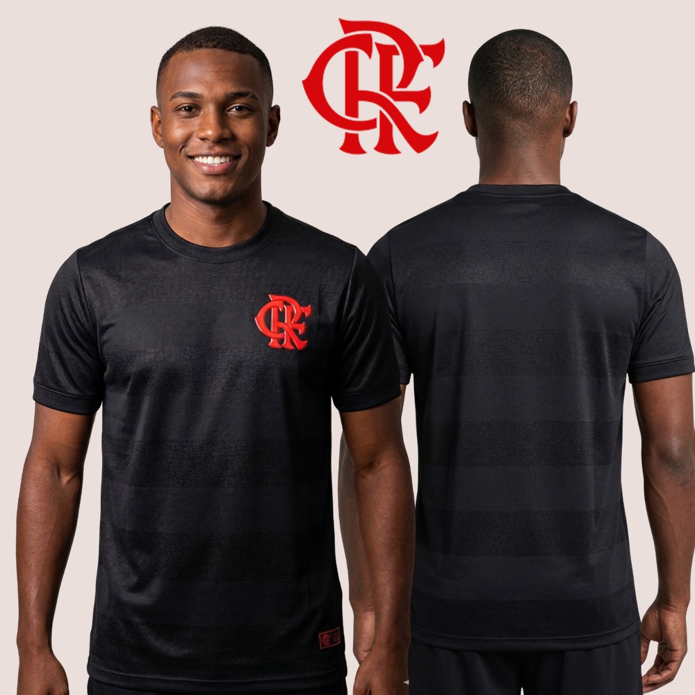 Camiseta Oficial Flamengo Masculina Moderna, Leve e Versátil