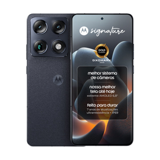 Smartphone Motorola Signature 5G - 512GB 12GB RAM, 3 cameras 50MP Sony Lytia e Zoom 100x, Tela 165hz em Oferta na Shopee