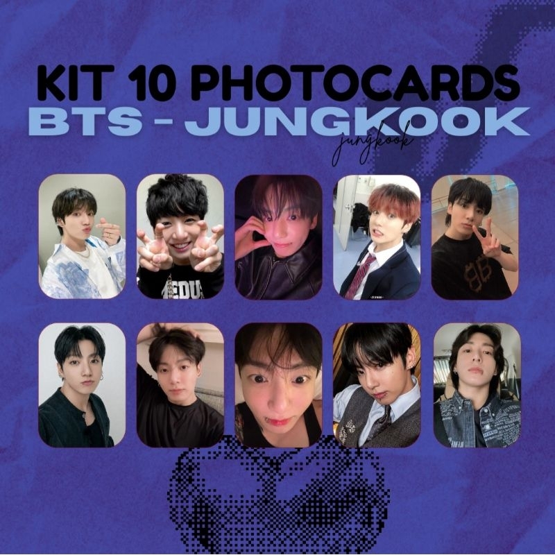 Kit 10 Photocards Fanmade JUNGKOOK BTS