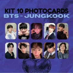 Kit 10 Photocards Fanmade JUNGKOOK BTS