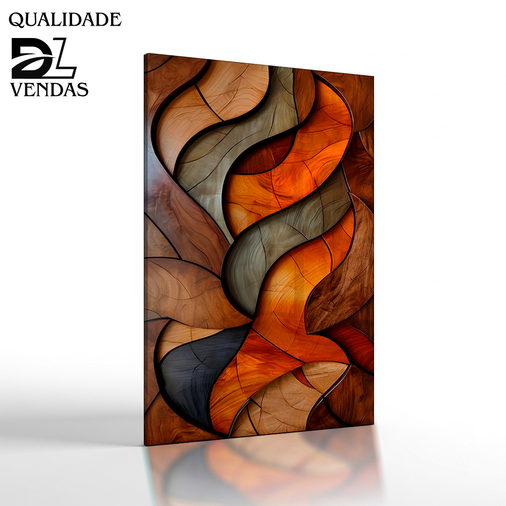QUADRO DECORATIVO 80X110cm Sala Vitro Laranja Forma Abstrata Decoração Parede Sala Quarto Escritório em Oferta na Shopee