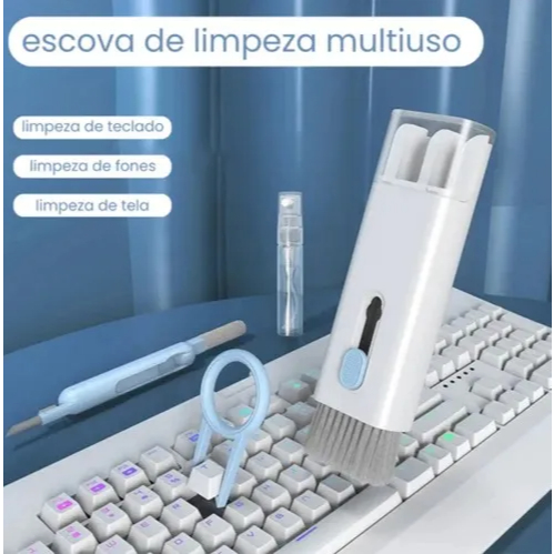 Kit Limpeza Notebook Teclado Limpeza Fone Ouvido Limpador Eletrônico Completo