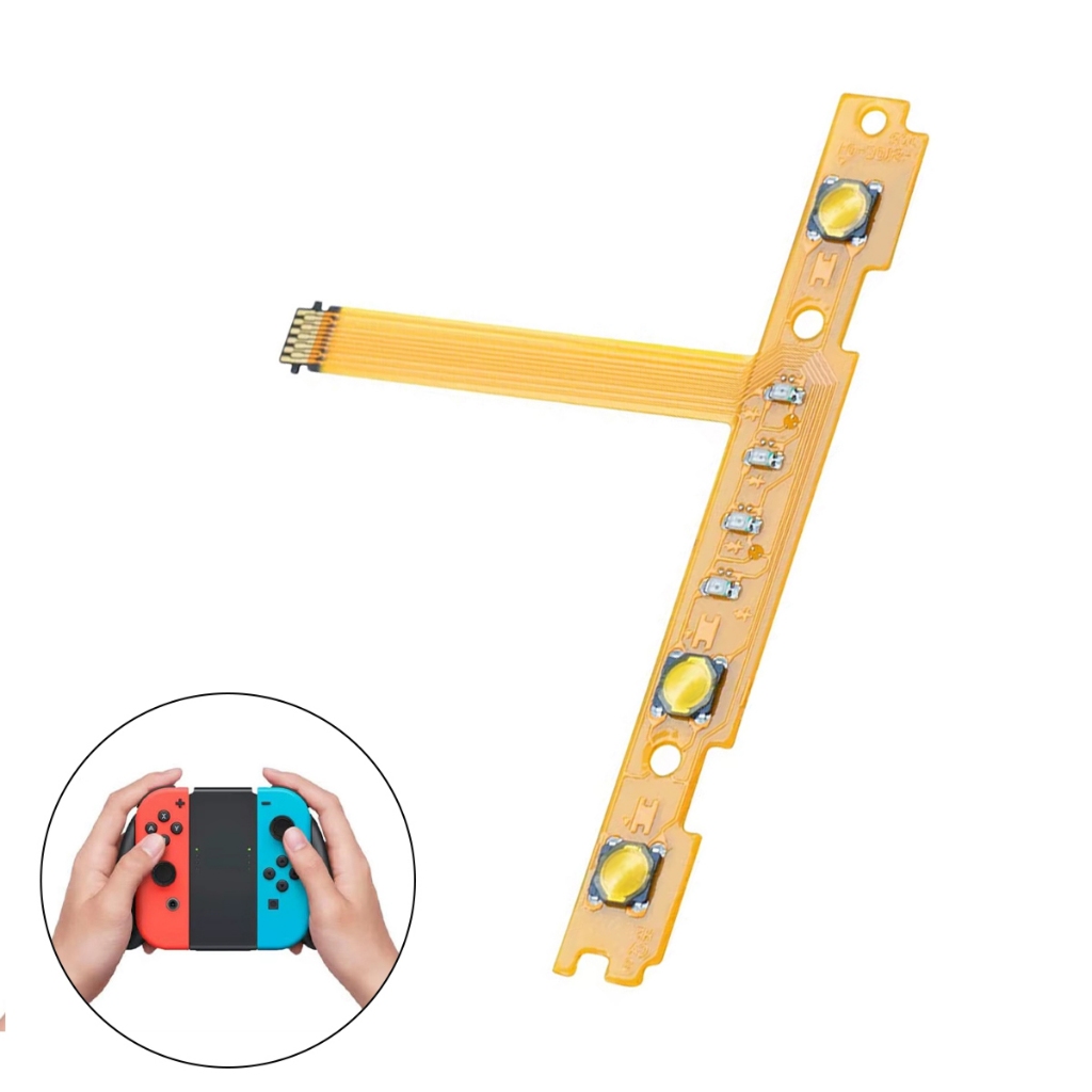 Cabo Flat Flex Botão SL Joy Con Nintendo Switch Peça de Reposição Reparo