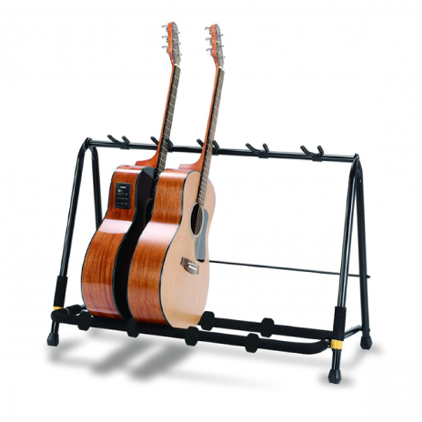Suporte Rack Profissional de Violão Baixo Guitarra Hercules modelo GS525B Plus para 5 instrumentos