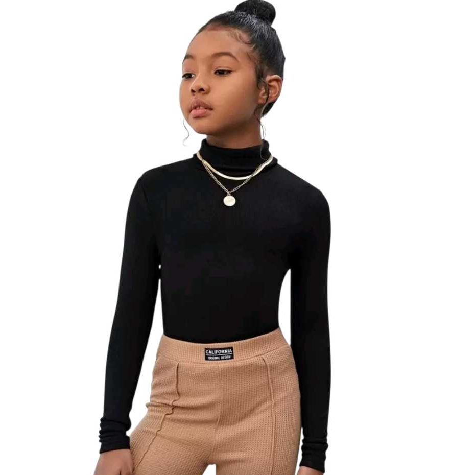 O Melhor Body de Criança Feminino Gola Alta Segunda Pele Conforto E Estilo Sempre Novo