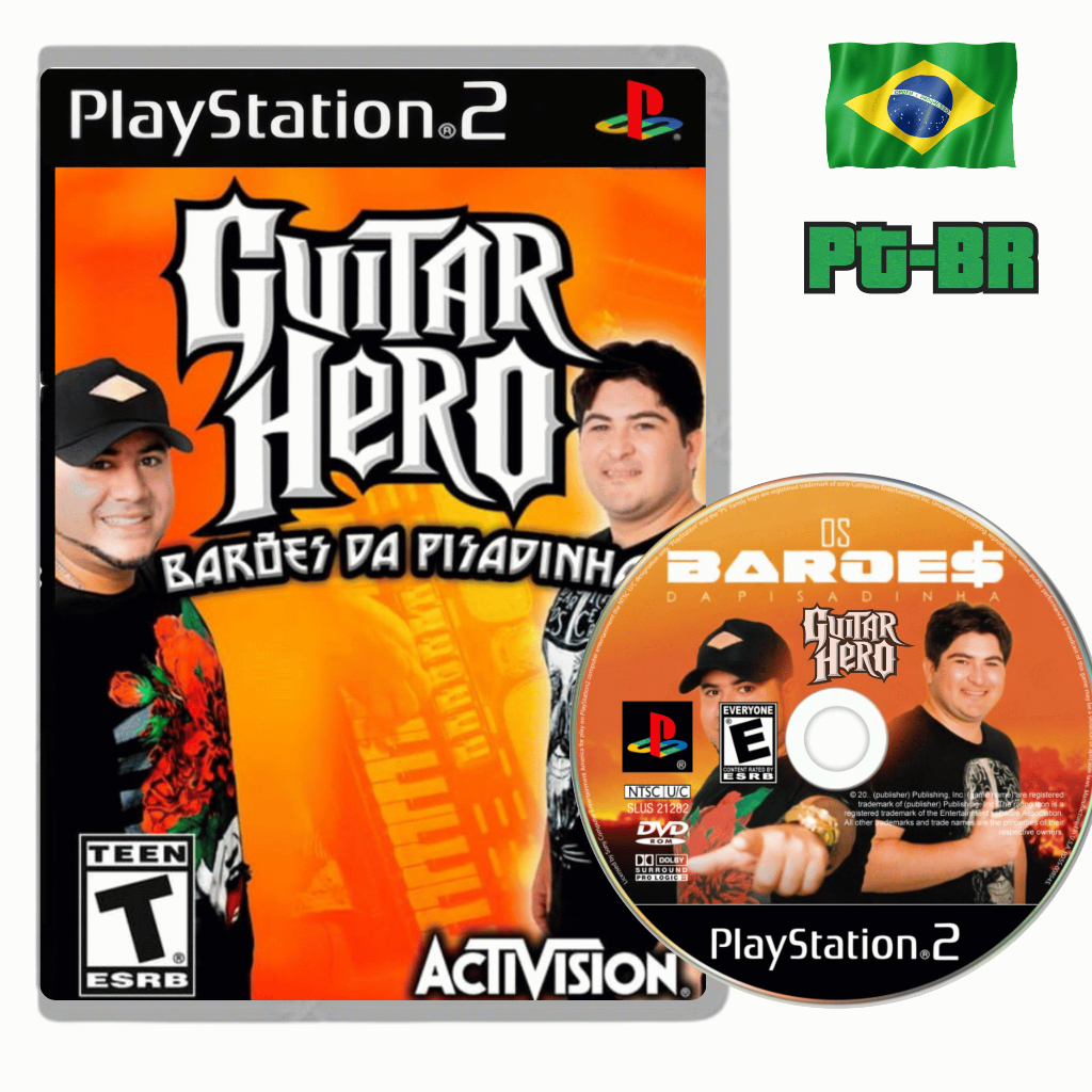 Guitar Hero Barões da Pisadinha – Playstation 2 (Mídia Física) ps2