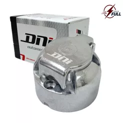 Tomada Plug Elétrica Fêmea 6 Polos Alumínio Reboque Engate Carreta Carretinha DNI 8326