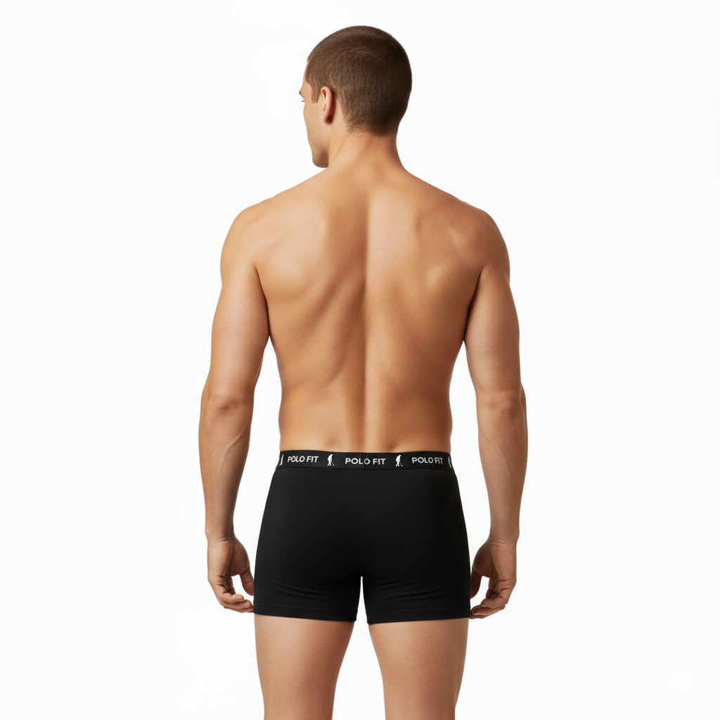 Detalhes do Cuecas Boxer Algodão Masculina Kit Com 6 Peças