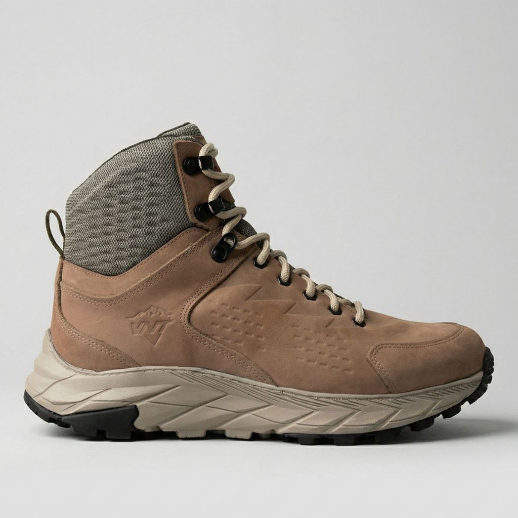 Bota Trekking Masculina VNT Trek Welt II Areia Hiking Boot Adventure Resistente Worker Boot