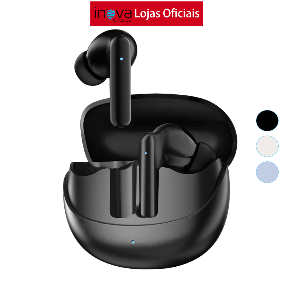 INOVA Fone de Ouvido Sem Fio Bluetooth 5,4 FON-13013 Original Para Sua Academia Corrida IPX5 prova agua em Oferta na Shopee