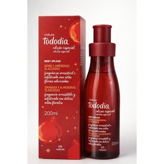 Body Splash Natura Tododia Romã e Amêndoas Glaceadas 200ml