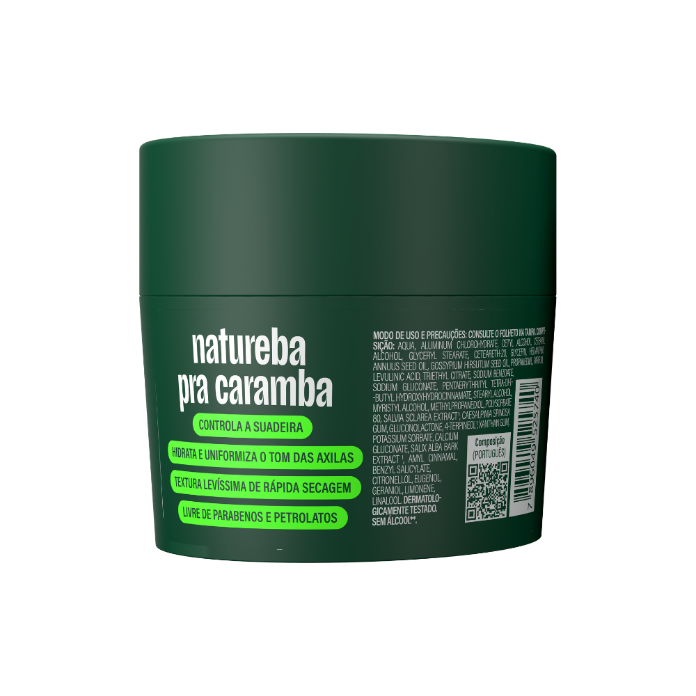 Desodorante Em Creme Antitranspirante Herbíssimo Tradicional 55g