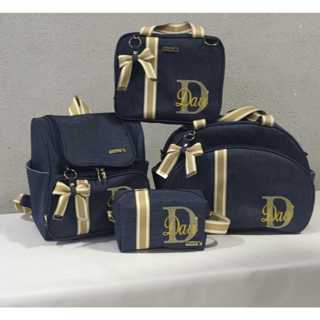 Kit Bolsas Maternidade Completo com 4 peças personalizadas em Oferta na Shopee