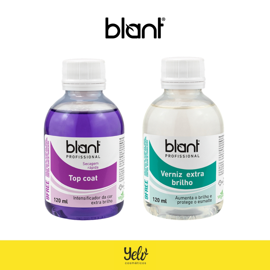 Kit Top Coat + Verniz Extra Brilho Blant