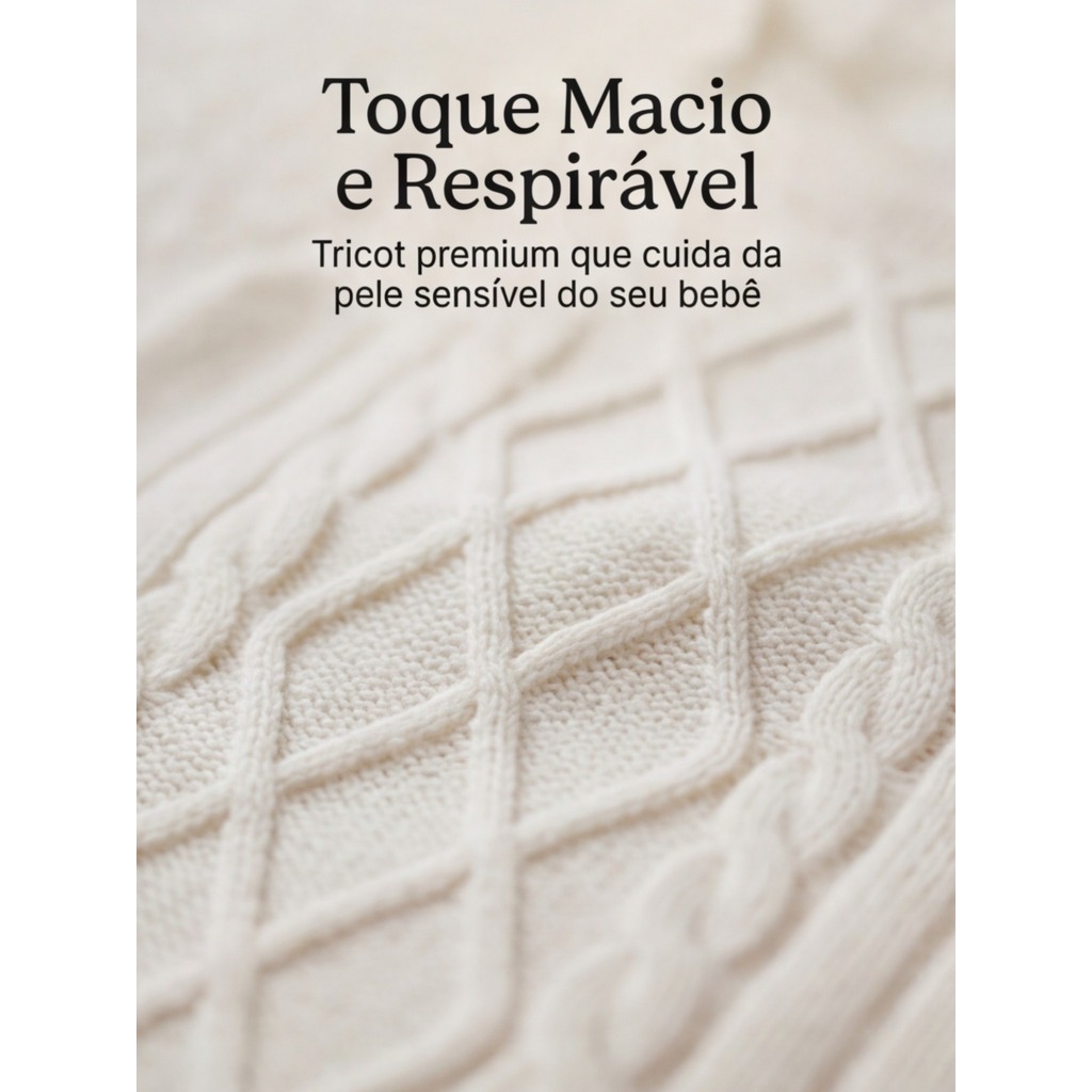 Detalhes do Jardineira Tricot Recém Nascido Bebê Menina Menino Tricô Antialérgico Romper Confortável