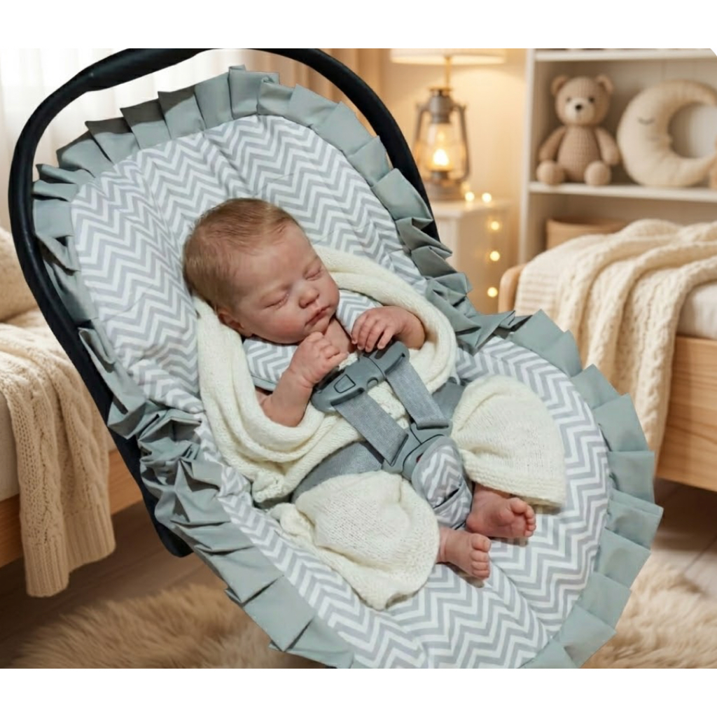 Capa Para Carrinho Bebê Universal Acolchoada Macia Lavável Forro De Algodão Conforto Várias Estampas