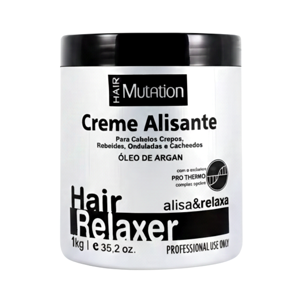 CREME RELAXANTE BLACK | ALISAMENTO AMERICANO - HAIR MUTATION 1KG