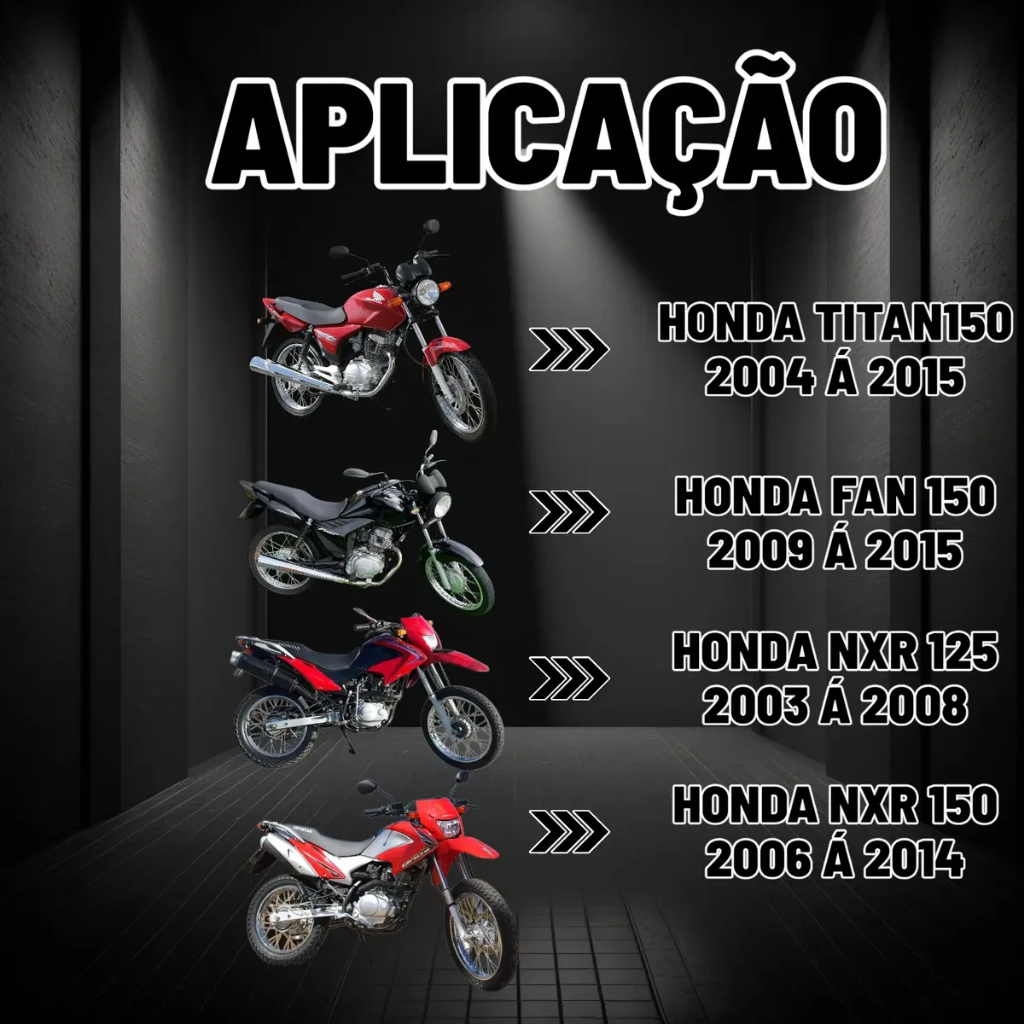 Retentor Bengala Cg150 Titan150 Fan150 Bros150 10 Pcs — imagem 2 de 2