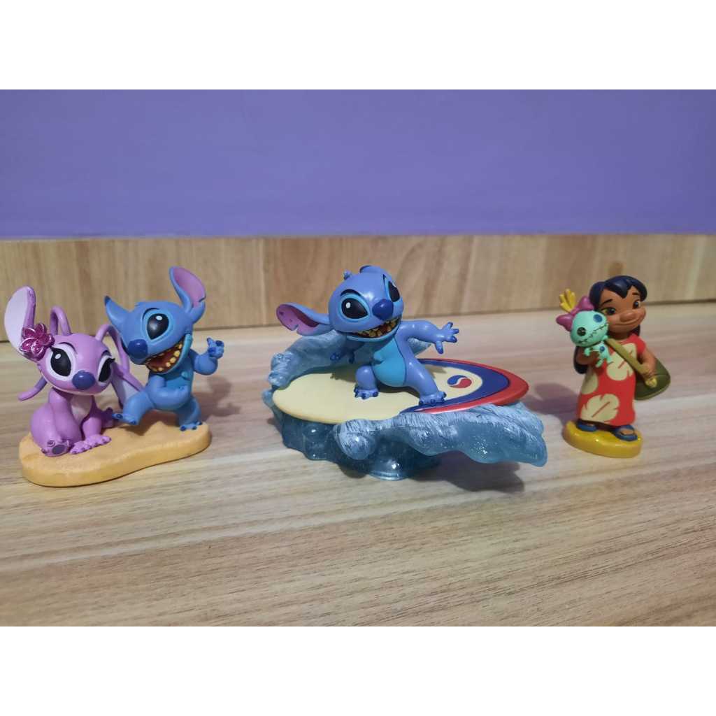 Lilo & Stitch Figurine Playset 3 Peças Disney Original
