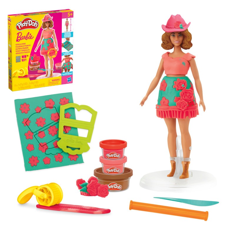 Massinha Play-Doh com Boneca Arranjos E Franjas - Hasbro G1360