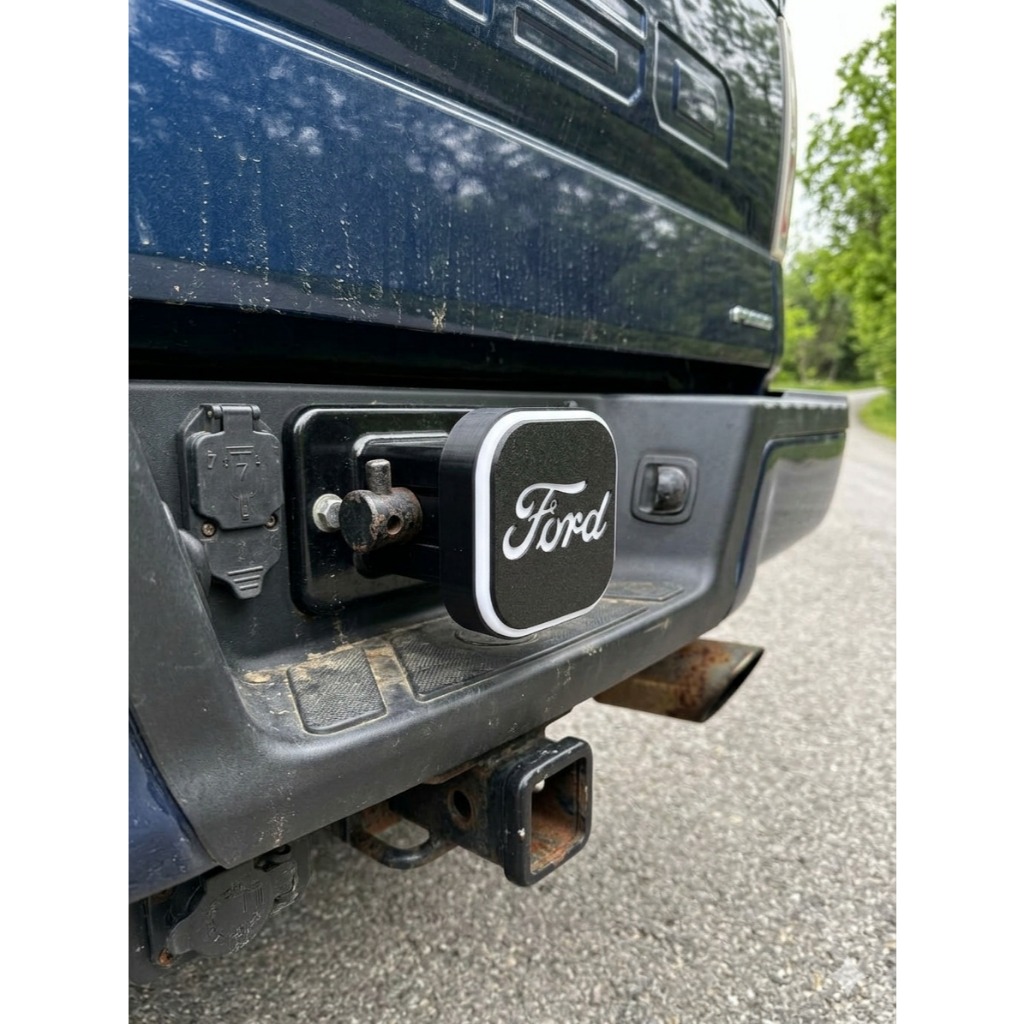 Tampa de Engate Reboque Estilo Ford – Protetor Rabicho Universal Resistente