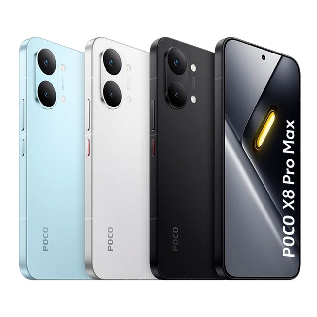 Celular Xiaomi Poco X8 Pro Max 5G NFC 12GB 512GB Bateria 8500mAh Tela AMOLED 6.83" 120Hz Lacrado