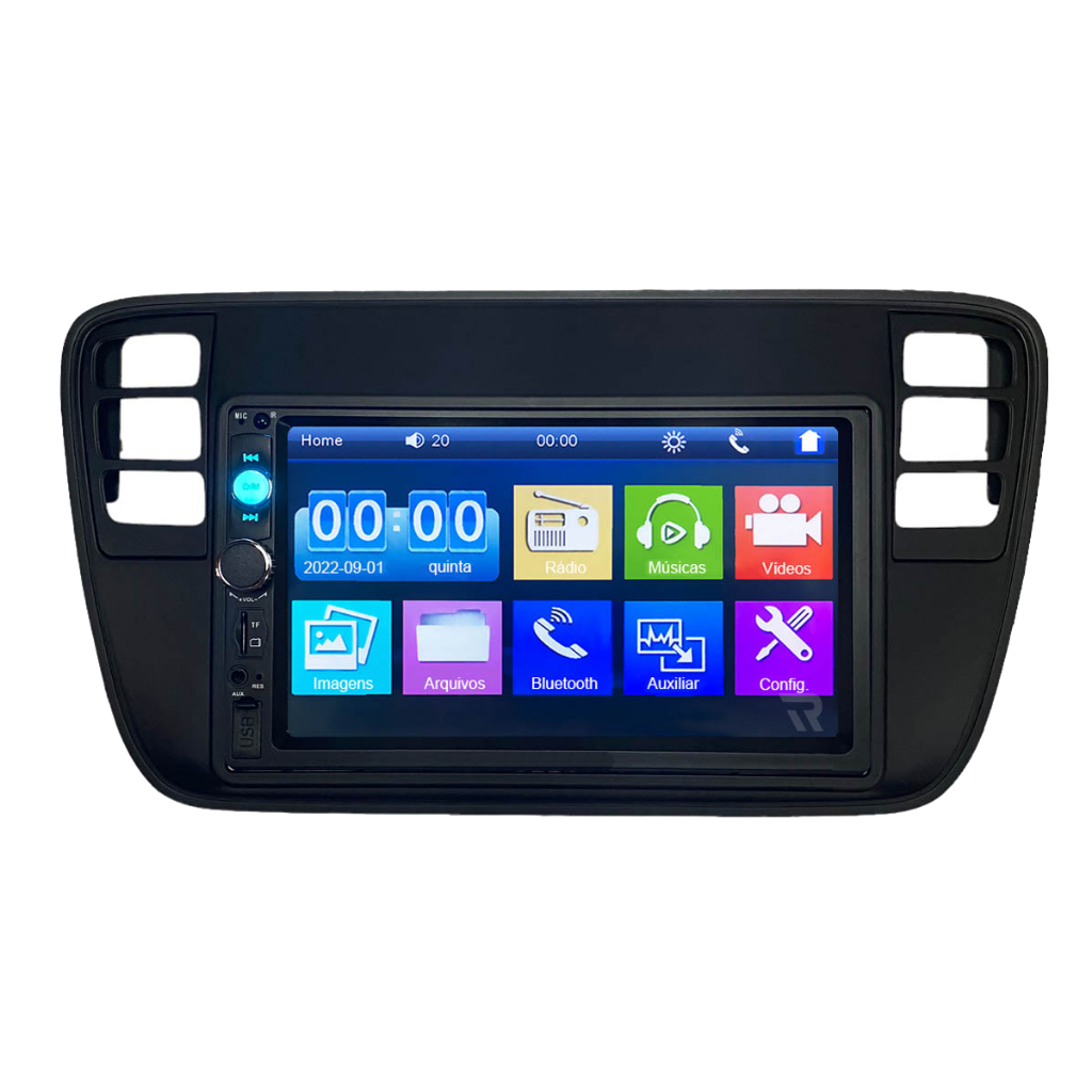 Kit Central Multimidia 7 Polegadas Mp5 VW UP 2014 a 2017