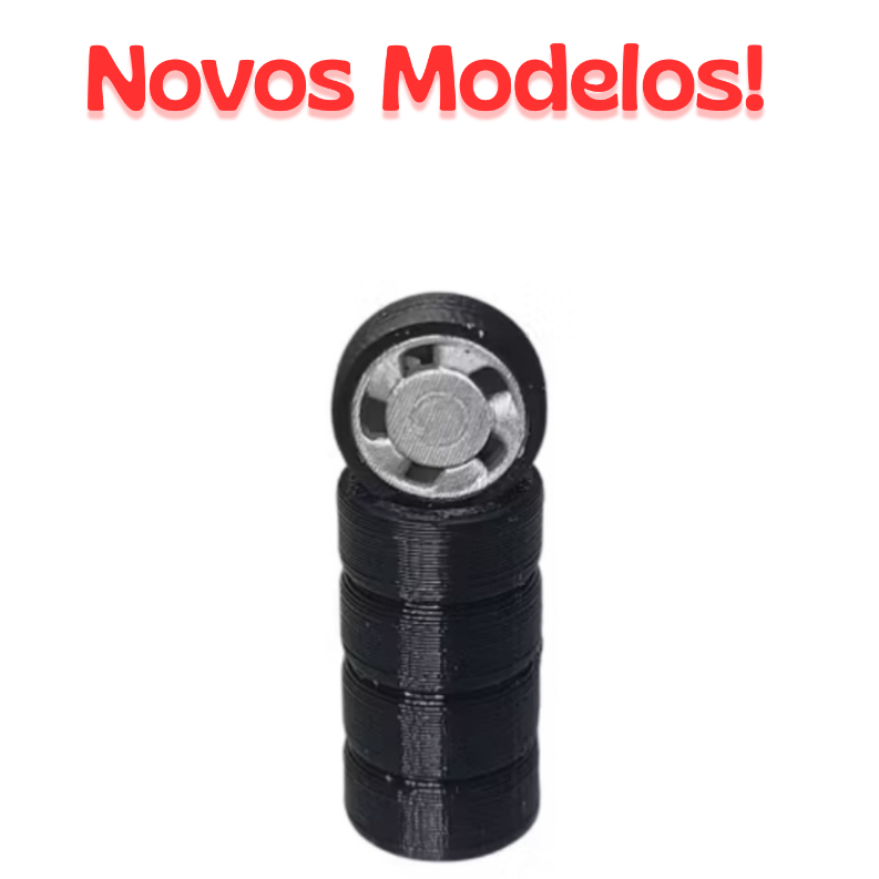 Rodas Escala 1/64 – Conjunto para Customização de Hot Wheels e Miniaturas Premium