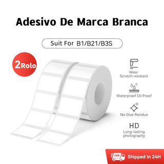 Etiqueta Adesiva 50x30 Niimbot B21 B1 230 Etiquetas p/ Rolo