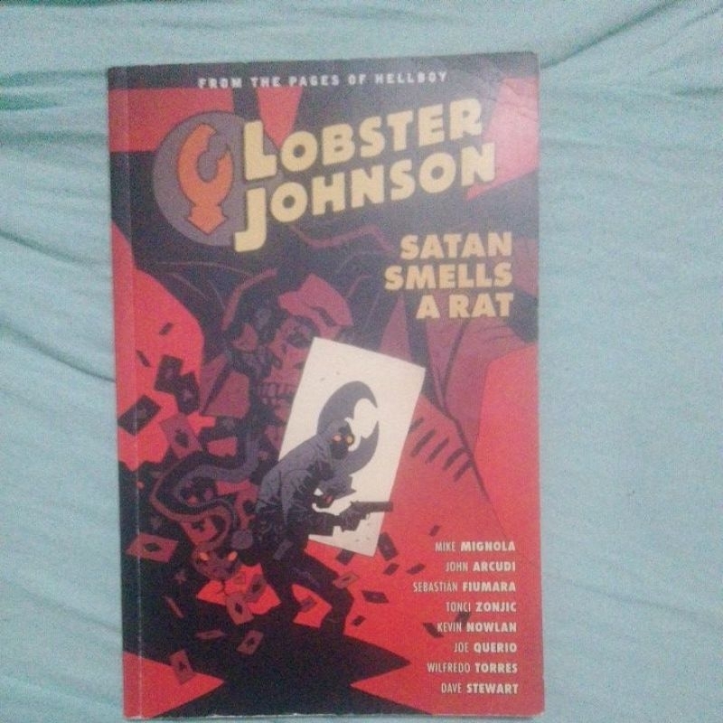 Lobster Jonhson ( Lagosta jonhson 🦞) Satan smells a rat - From the Pages of Hellboy - Dark horse