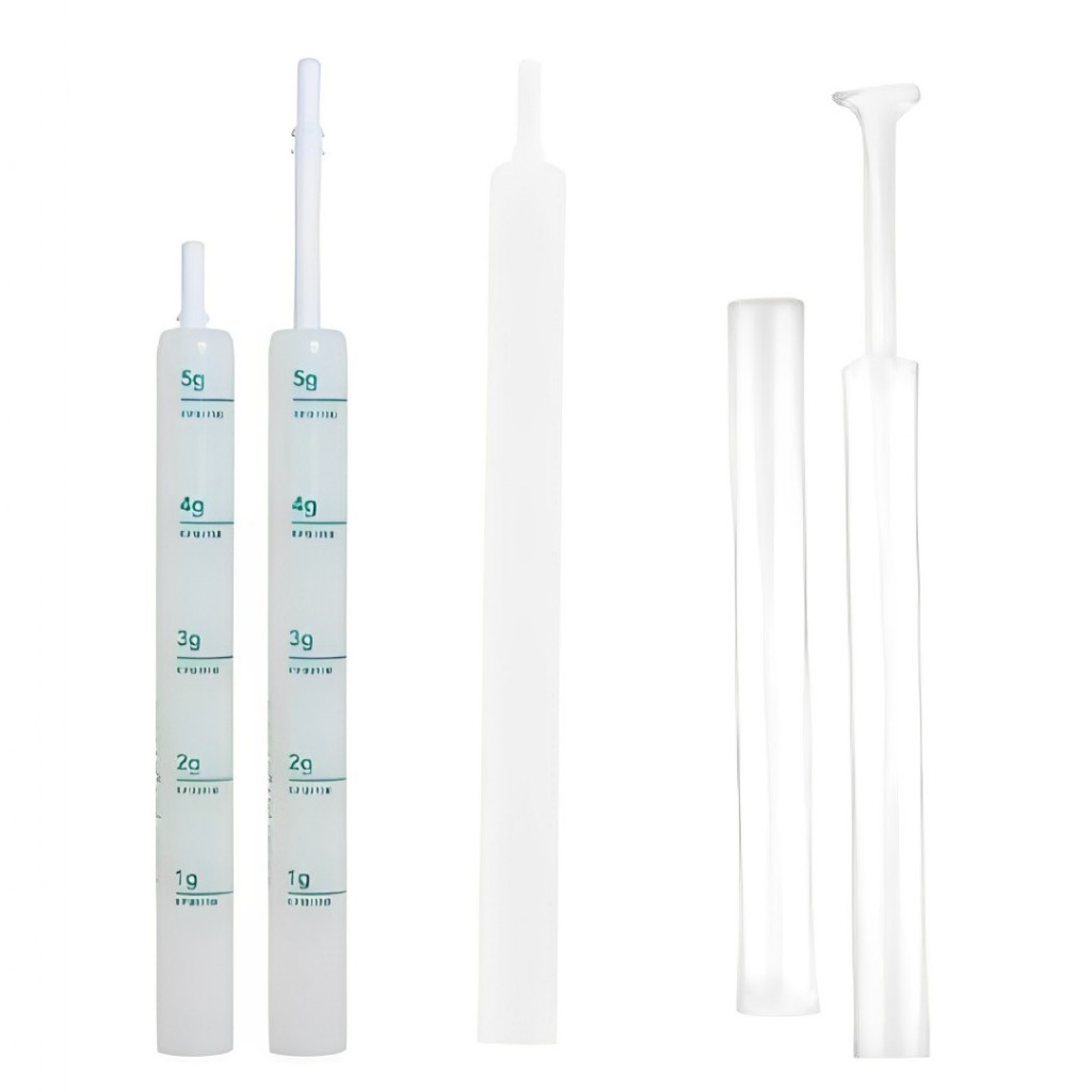 KIT 10 APLICADORES DE CREME VAGINAL 5g  DESCARTAVEL 10 UNID GRADUADO